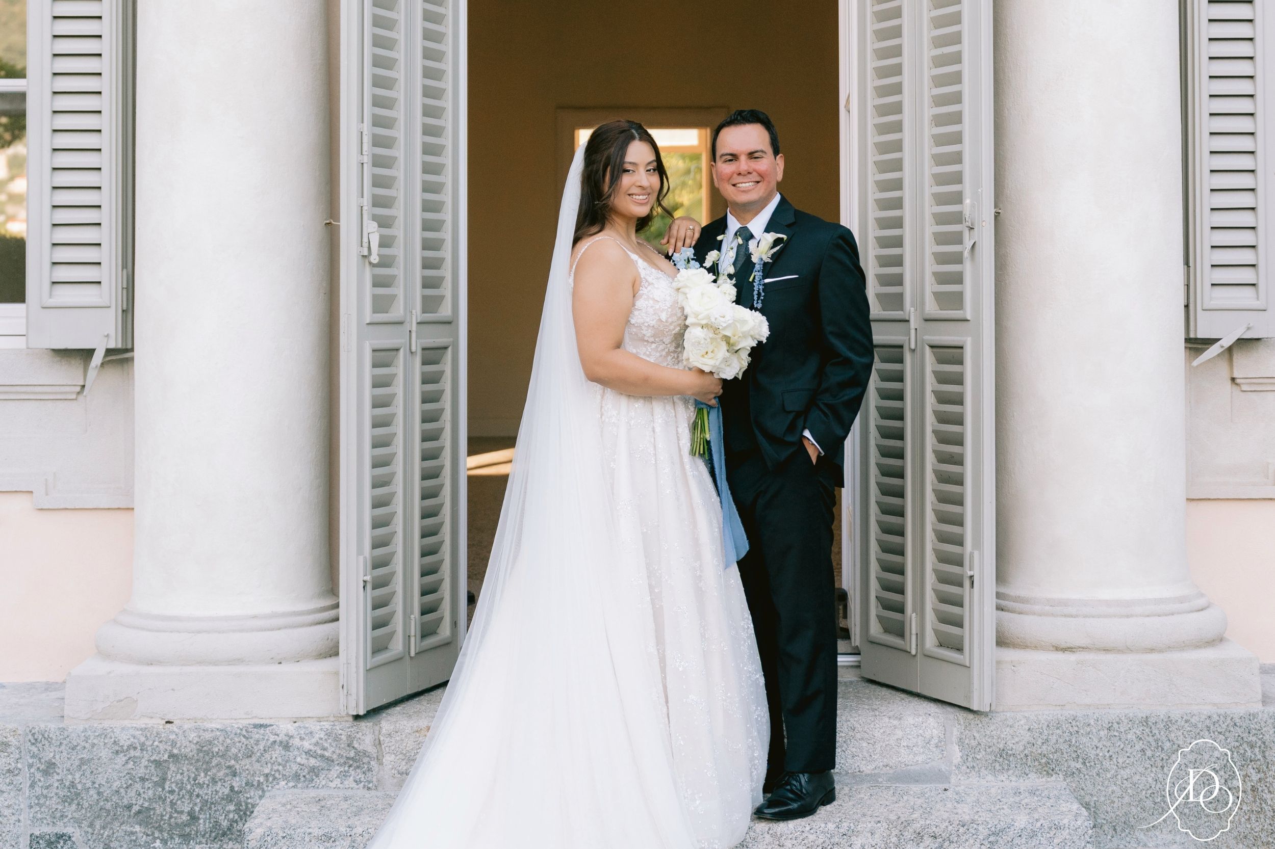 An intimate and refined wedding at Villa Carminati Resta, Lake Como.